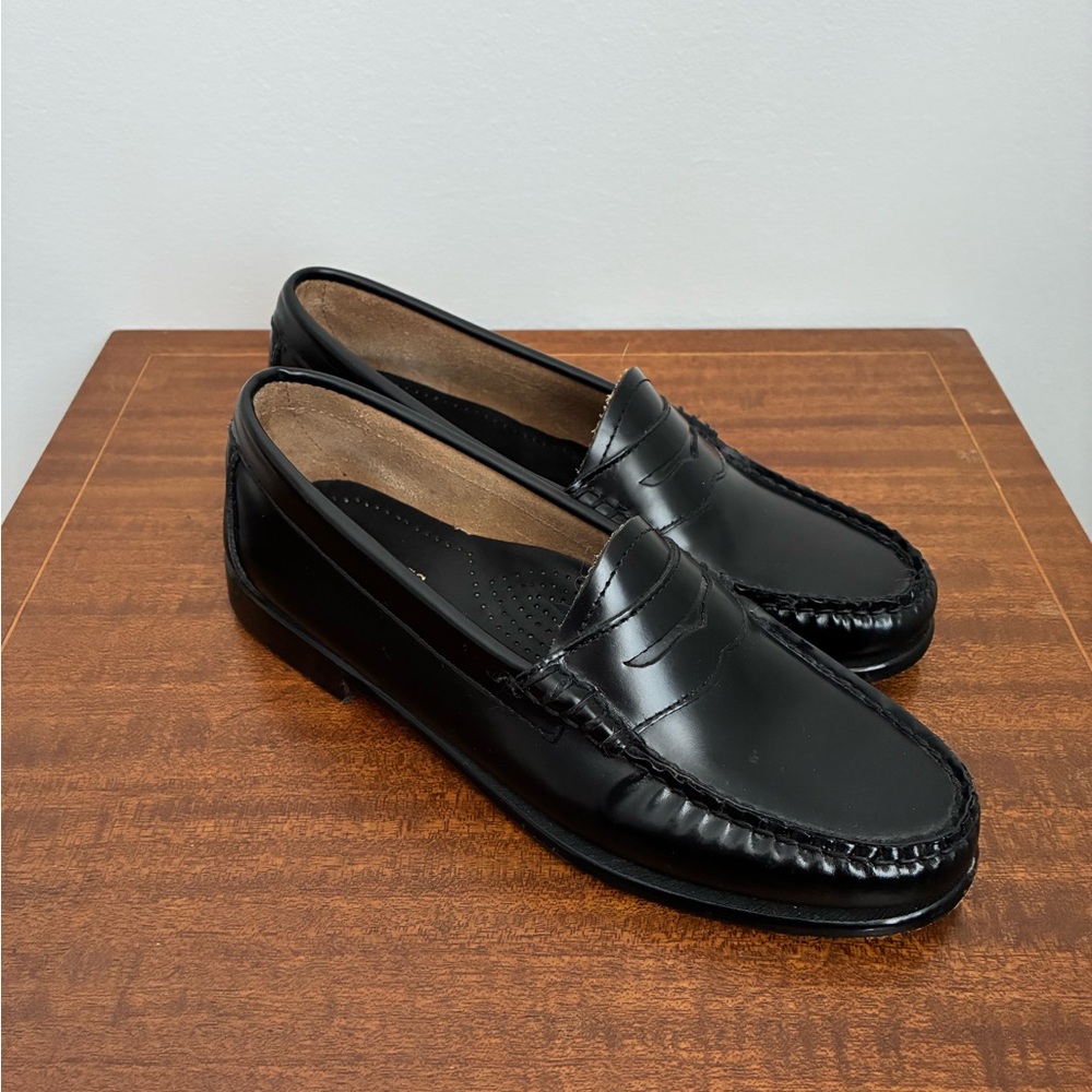 G.H. Bass & Co. Black Leather Loafers